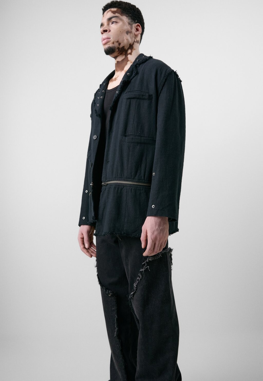 

Джинсы свободного кроя CARPENTER UNISEX Atelier de roupa, черный деним