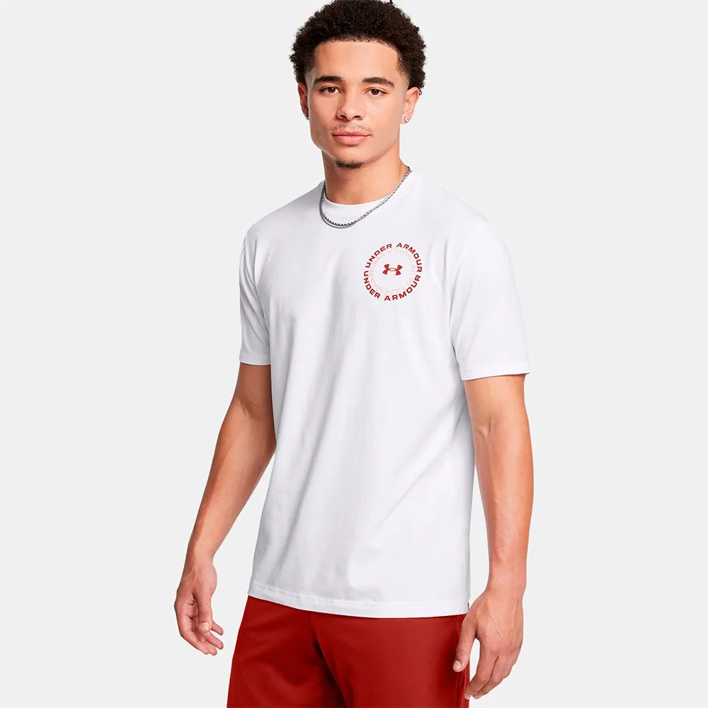 

Футболка Under Armour Radial Wordmark 60/40S, белый