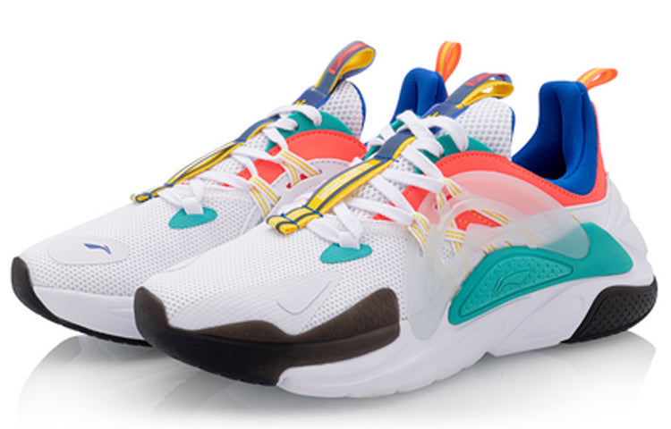 Кроссовки (WMNS) Li-Ning XingHuo Sport Leisure 'White Orange Blue' — фото 3