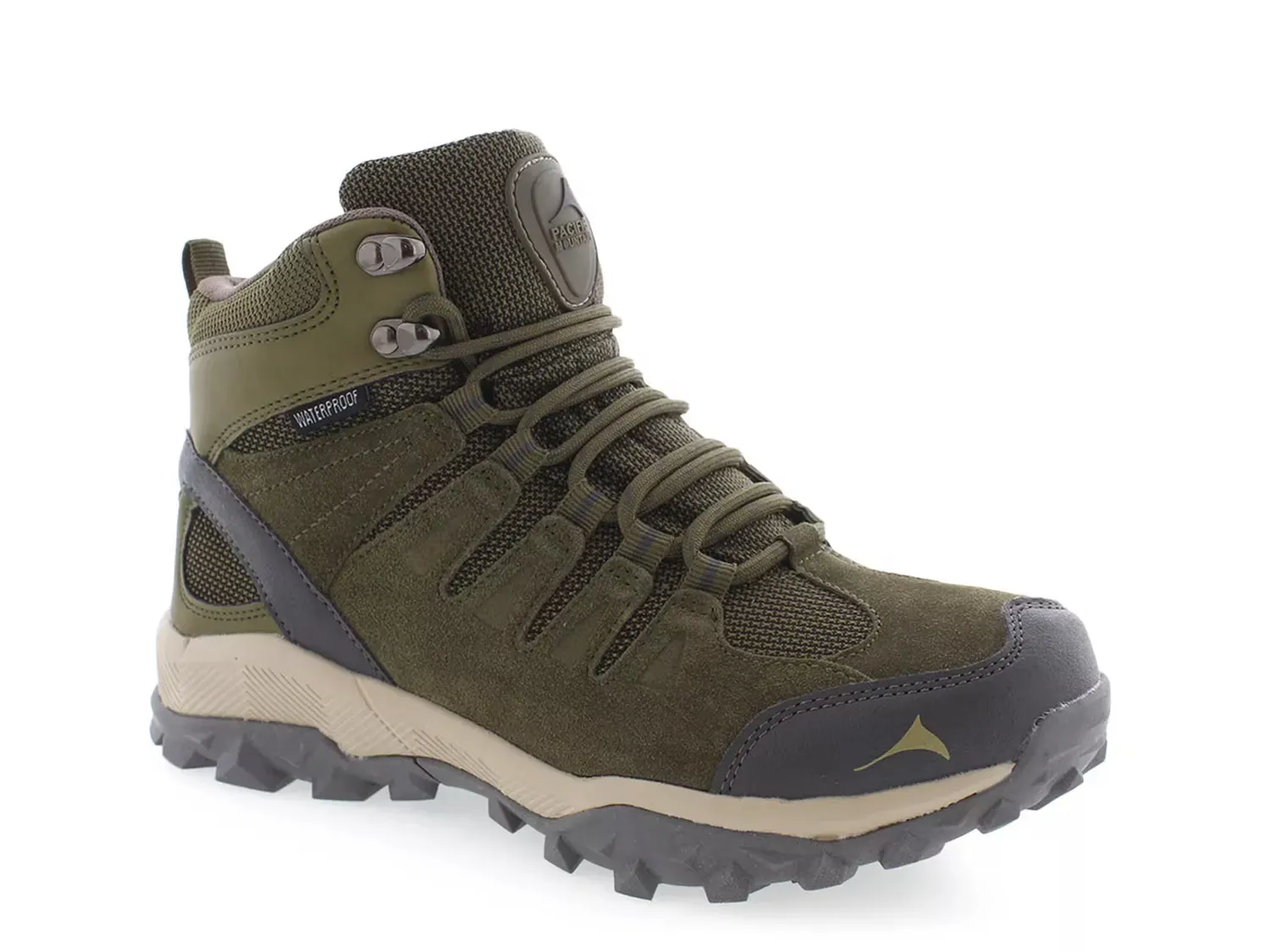 Женские треккинговые ботинки Pacific Mountain, Green/Brown