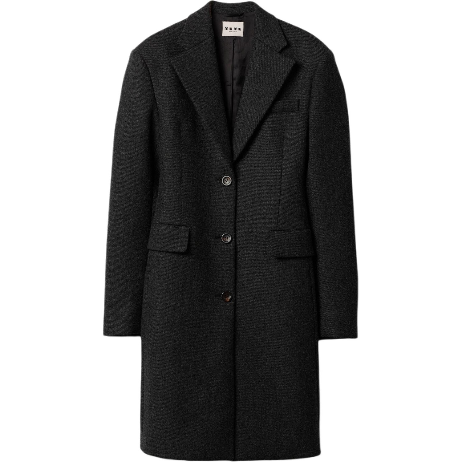 

Пальто Женское серый Miu Miu