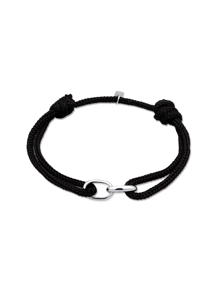 

KUZZOI Браслет из серебра 925 пробы, овальный, черный