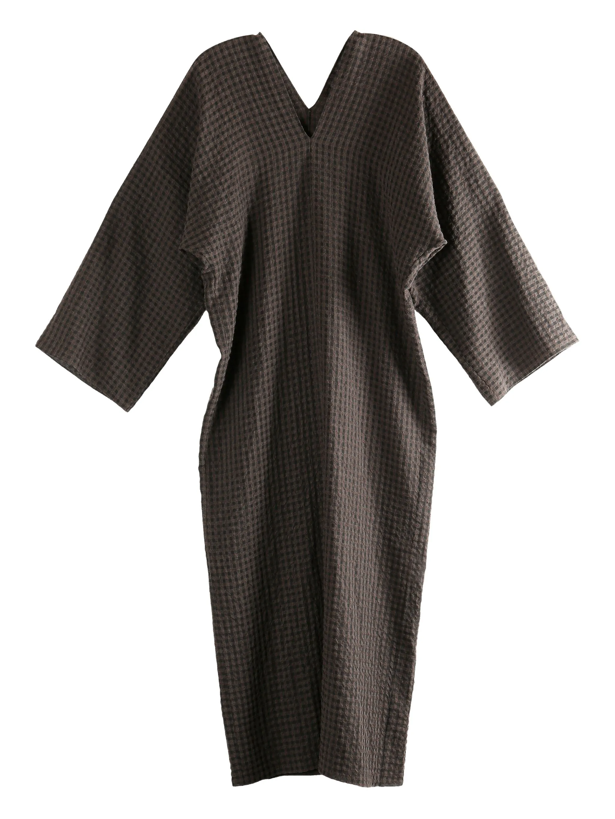 

Платье миди с V-образным вырезом Cortana, коричневый