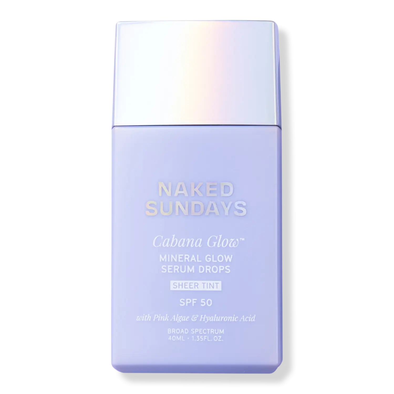 

CabanaGlow Mineral Glow Drops SPF 50 Солнцезащитный крем Naked Sundays, Sheer