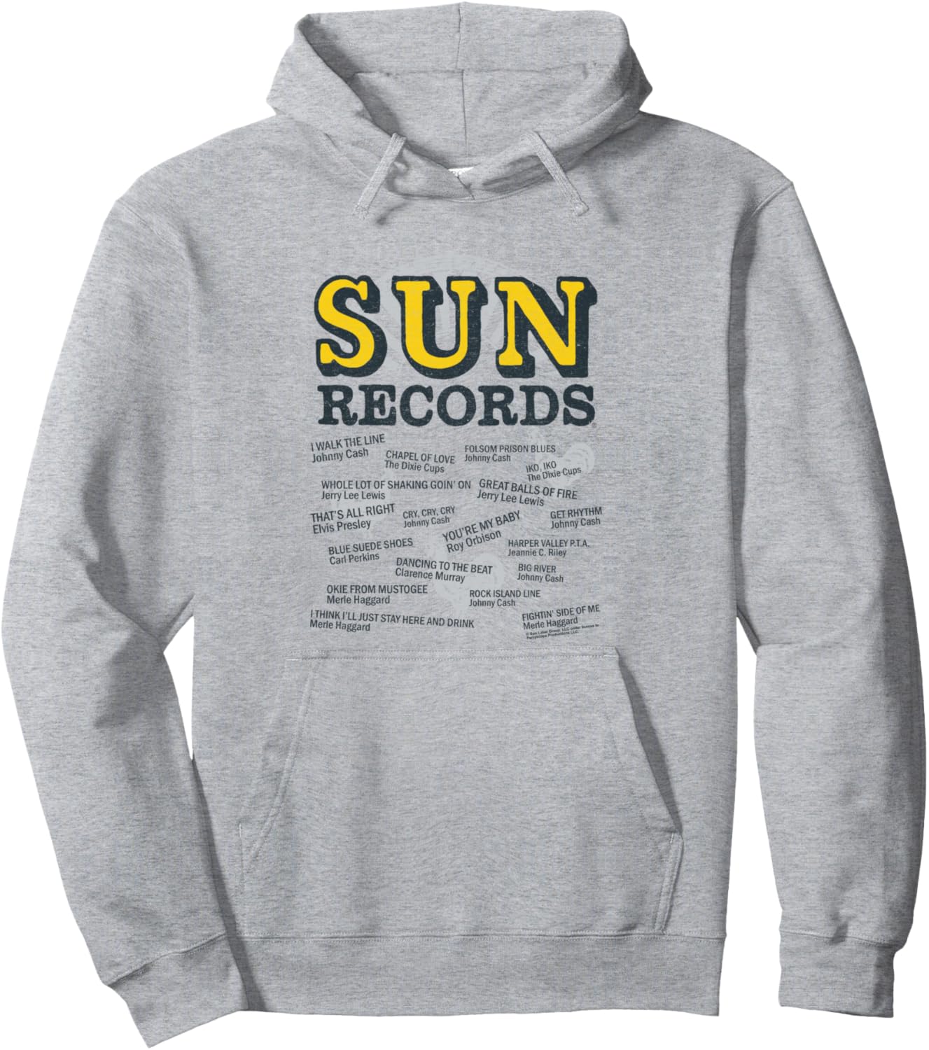 

Худи Sun Records Sun Songs Popfunk, серый