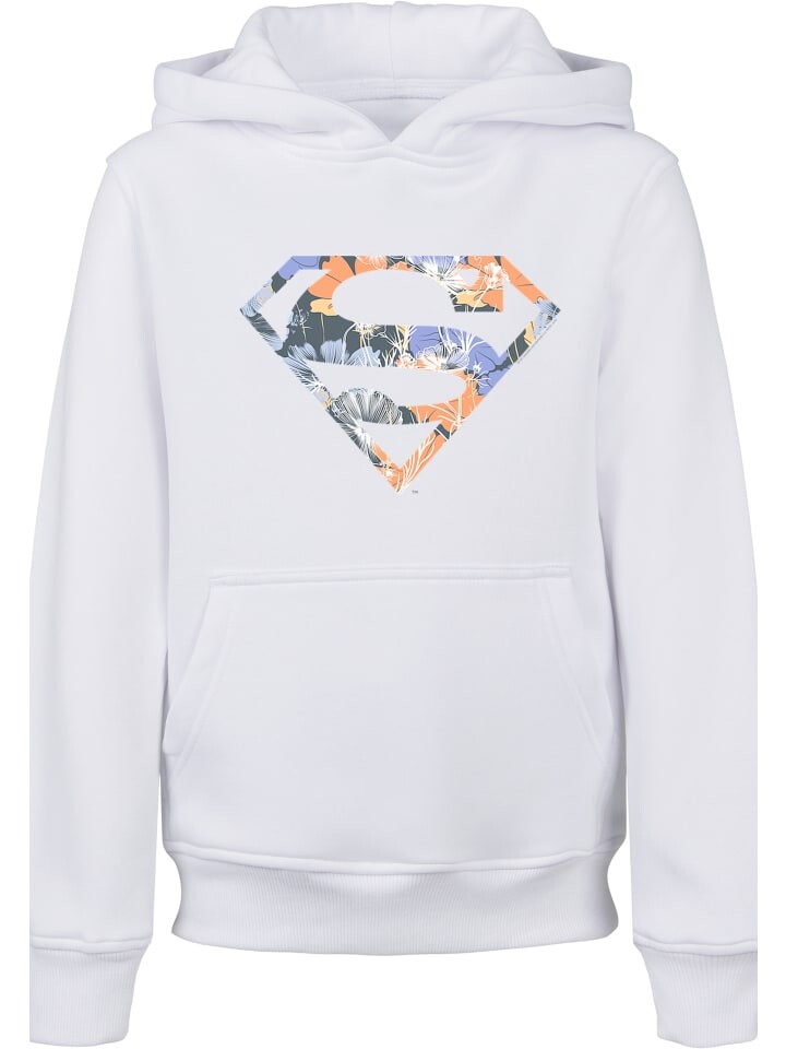 

Худи F4NT4STIC DC Comics Superman Floral Logo Superheld, белый