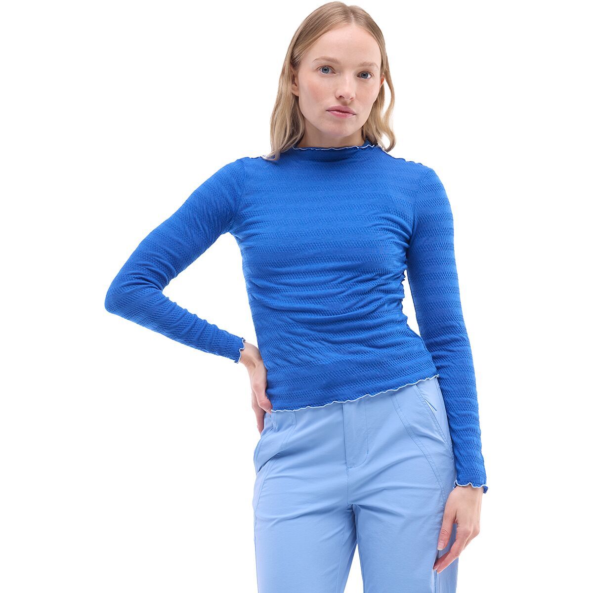 

Иньес перформанс топ с длинным рукавом Halfdays, цвет bright cobalt