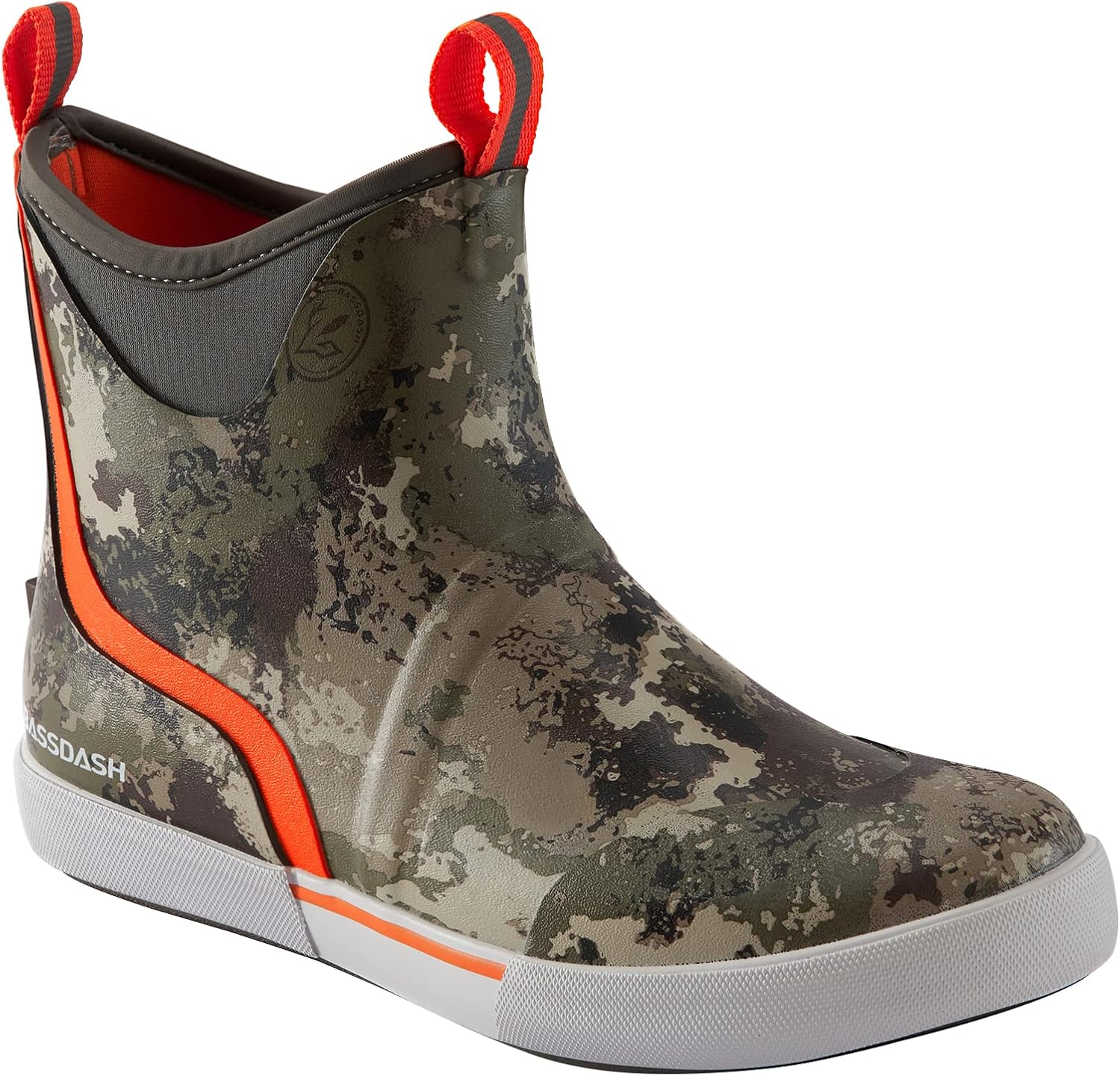 

Мужские водонепроницаемые ботинки BASSDASH 6 с дышащей подкладкой, антискользящие неопрена резиновые ботинки до щиколотки для рыбалки и лодочных прогулок, Grunge Camo