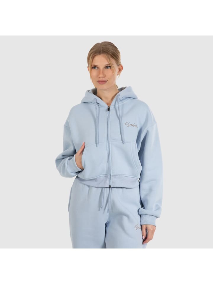 

Спортивная куртка SMILODOX Zip Hoodie Calma, светло-синий