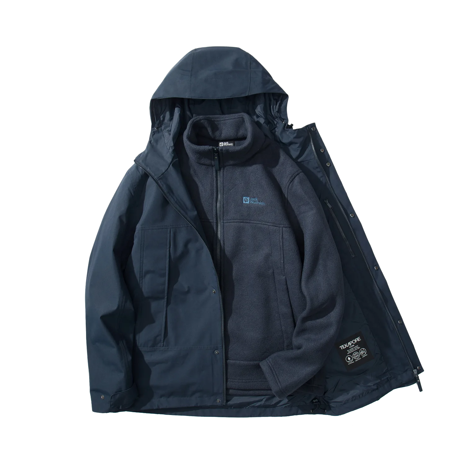 Флисовая одежда унисекс JACK WOLFSKIN, Royal Blue/1010