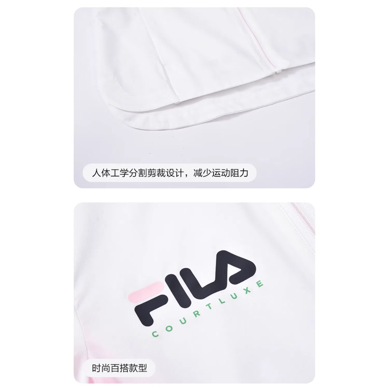 Детская солнцезащитная одежда FILA KIDS белая — фото 4