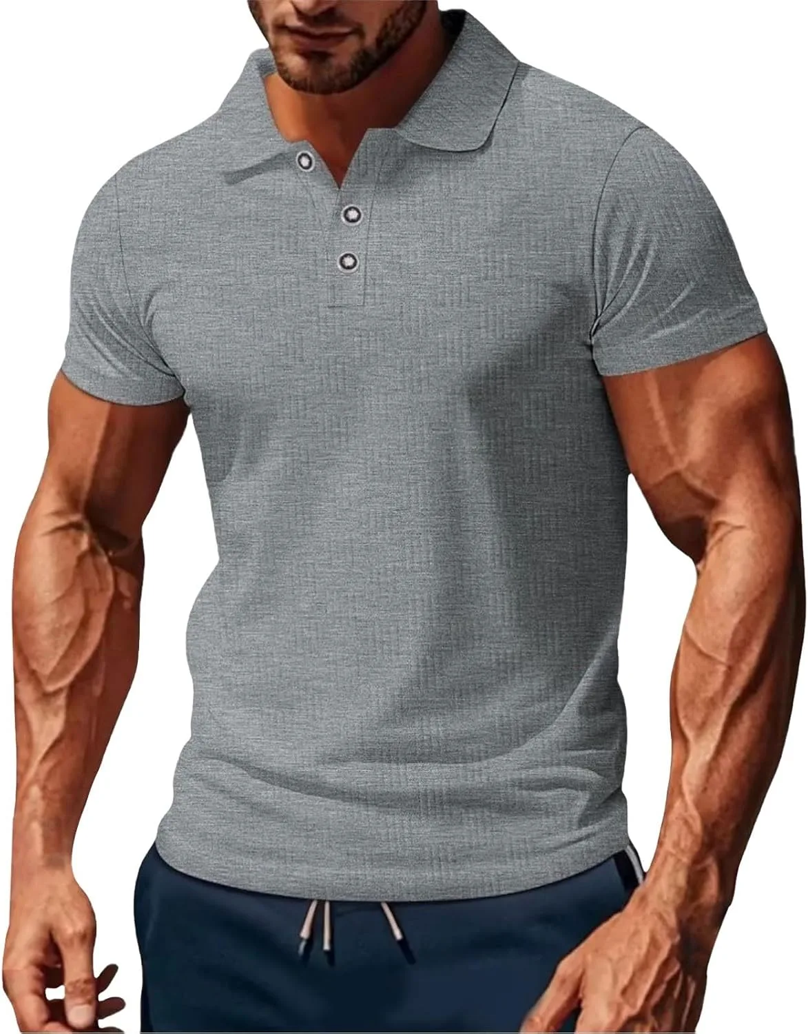Мужская поло с коротким рукавом Slim Fit