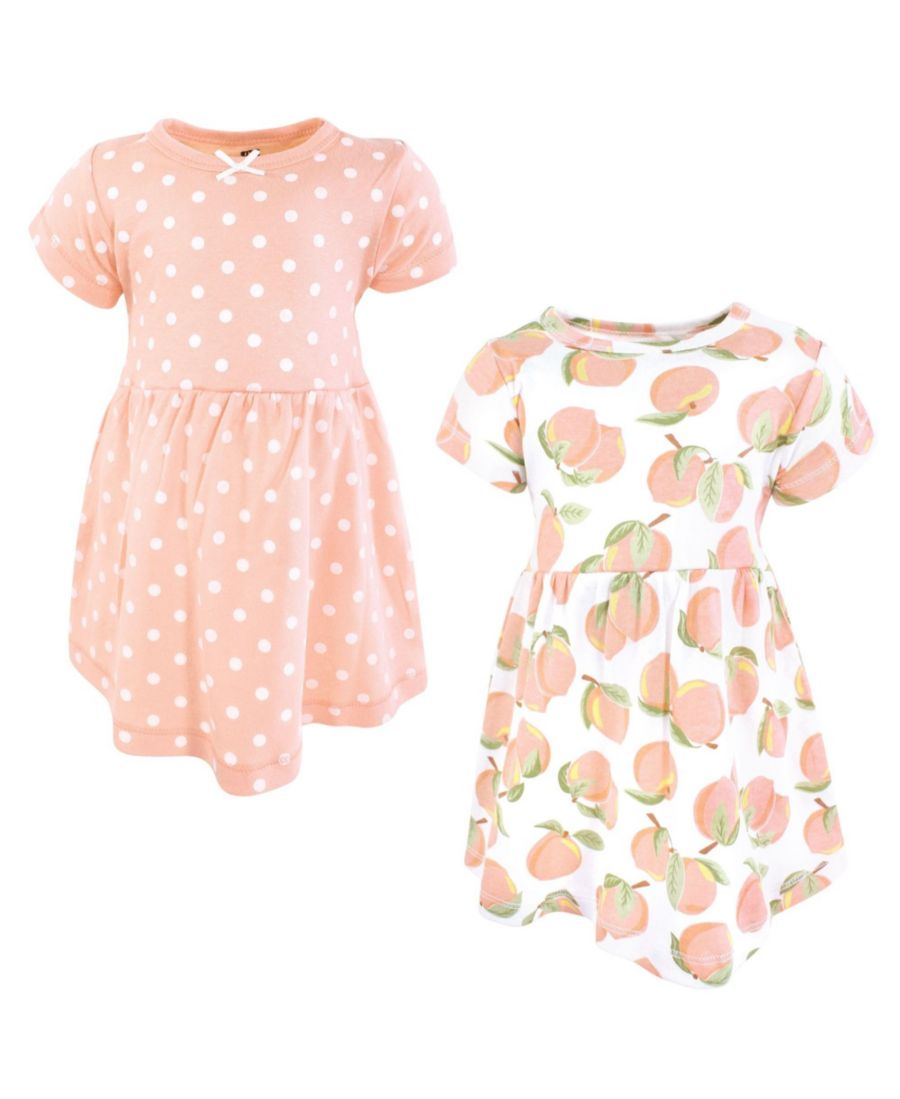 

Уютное стильное всесезонное детское платье (2 шт) Hudson Baby, Sweet peach