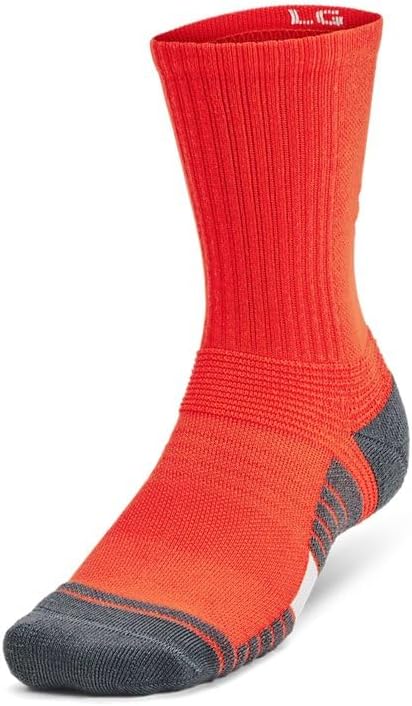 

Under Armour - унисекс носки Team Crew, Dark Orange-White