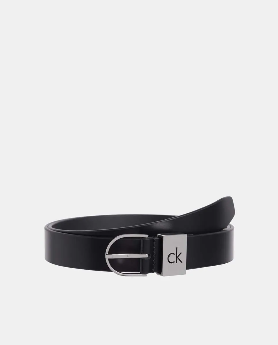 

25мм кожаный ремень Calvin Klein, черный