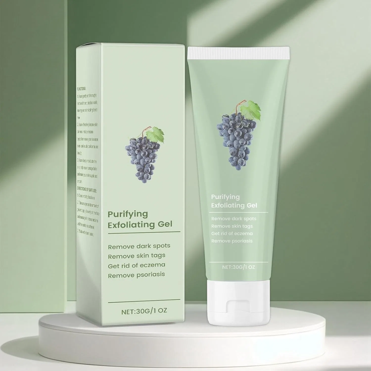 Гель-пилинг для лица отшелушивающий Deep Crunch Gel, увлажняющий, для всех типов кожи, 50 г Generic