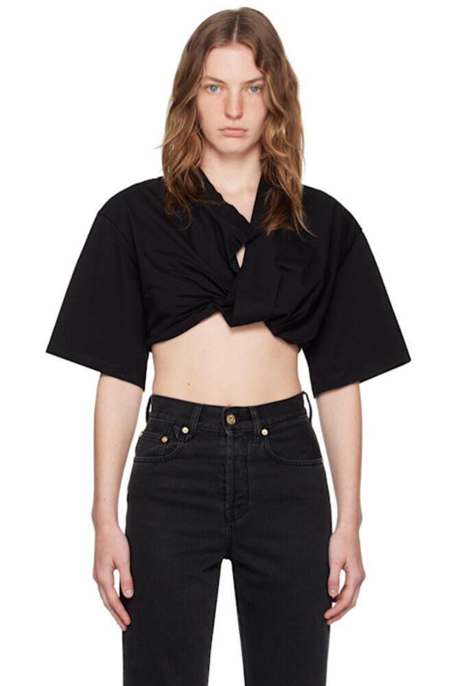 

Черная футболка Le Chouchou 'Le T-Shirt Bahia Court' JACQUEMUS