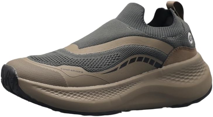 

Мужские спортивные кроссовки - надежная шнуровка и удобная толстая подошва для повседневной носки Hoalox, зеленый