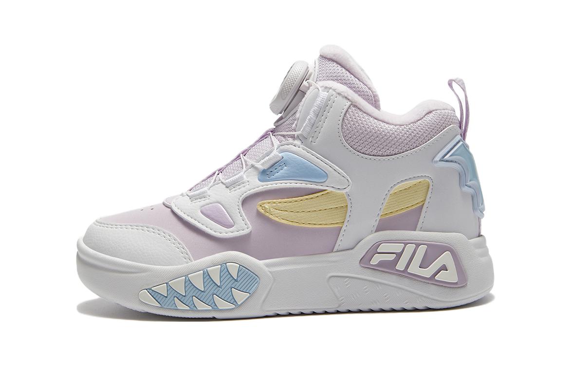

Баскетбольные кроссовки для детей дошкольного возраста FILA KIDS, белый/фиолетовый