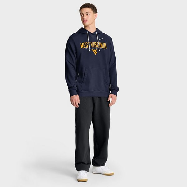 Мужская худи navy West Virginia Mountaineers 2025 Sideline Standard Issue Dri-FIT Nike — фото 4