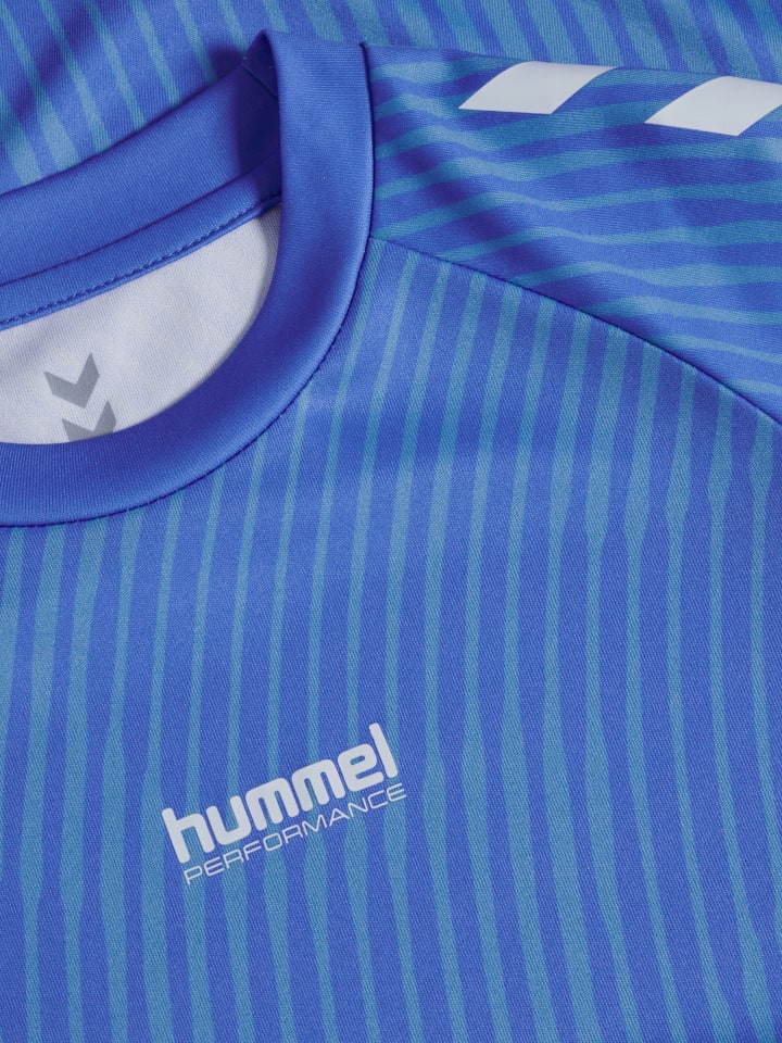 Hummel Детская футболка Hmljr Goal Football, цвет LIECHE BLUE — фото 3