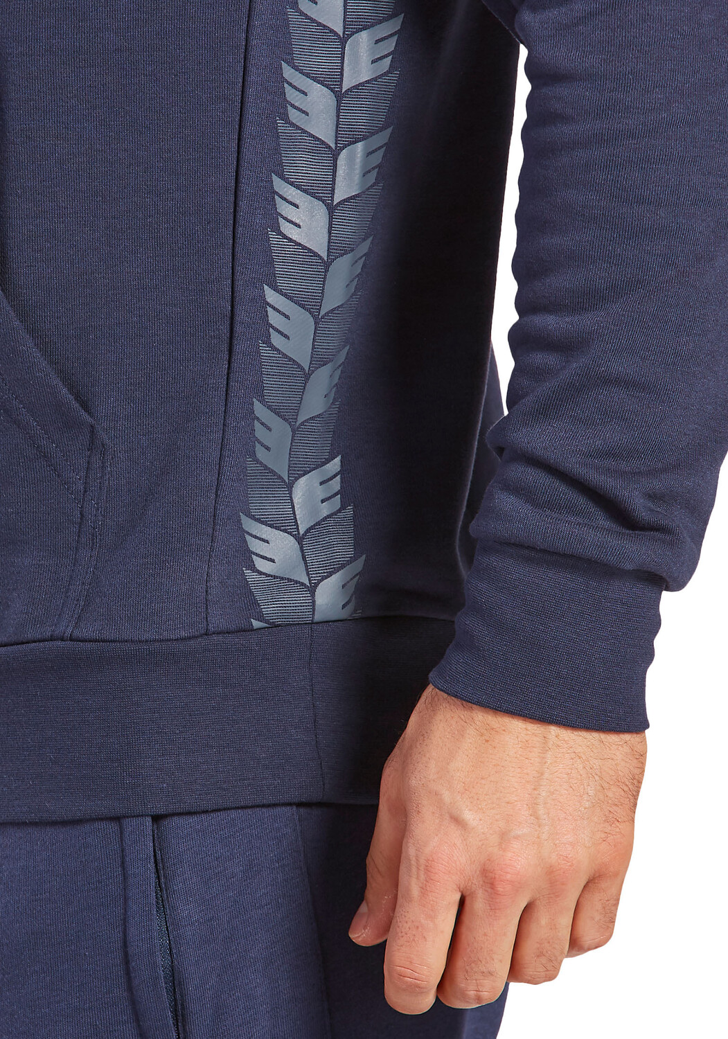 Толстовка erima Essential Team Kapuzensweat, цвет new navy/slate grey — фото 4