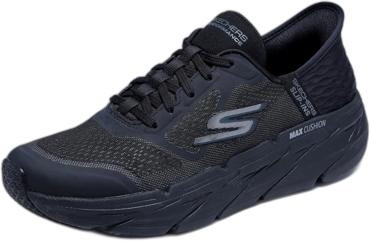 

Мужские кроссовки Skechers Max Cushioning Slip-ins - для тренировок, бега и ходьбы с амортизирующей стелькой из мемори-пены