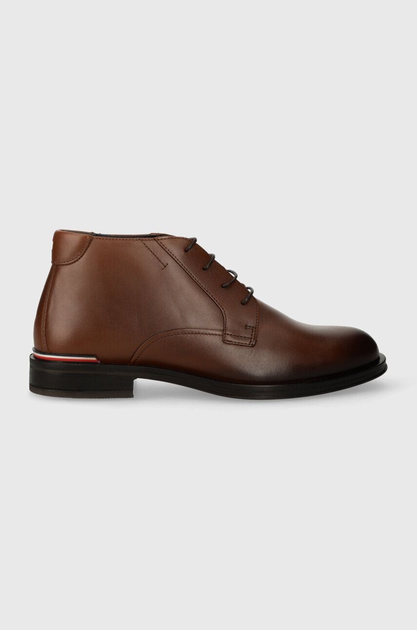 

Кожаные ботинки броги Tommy Hilfiger CORE RWB HILFIGER LTH L BOOT, коричневый