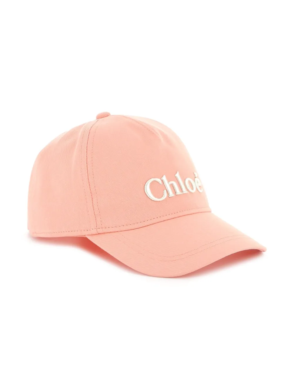 

Бейсболка с вышитым логотипом Chloé Kids, розовый