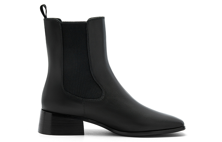 Женские короткие челси-ботинки 3,3 см NINE WEST, экрю — фото 3