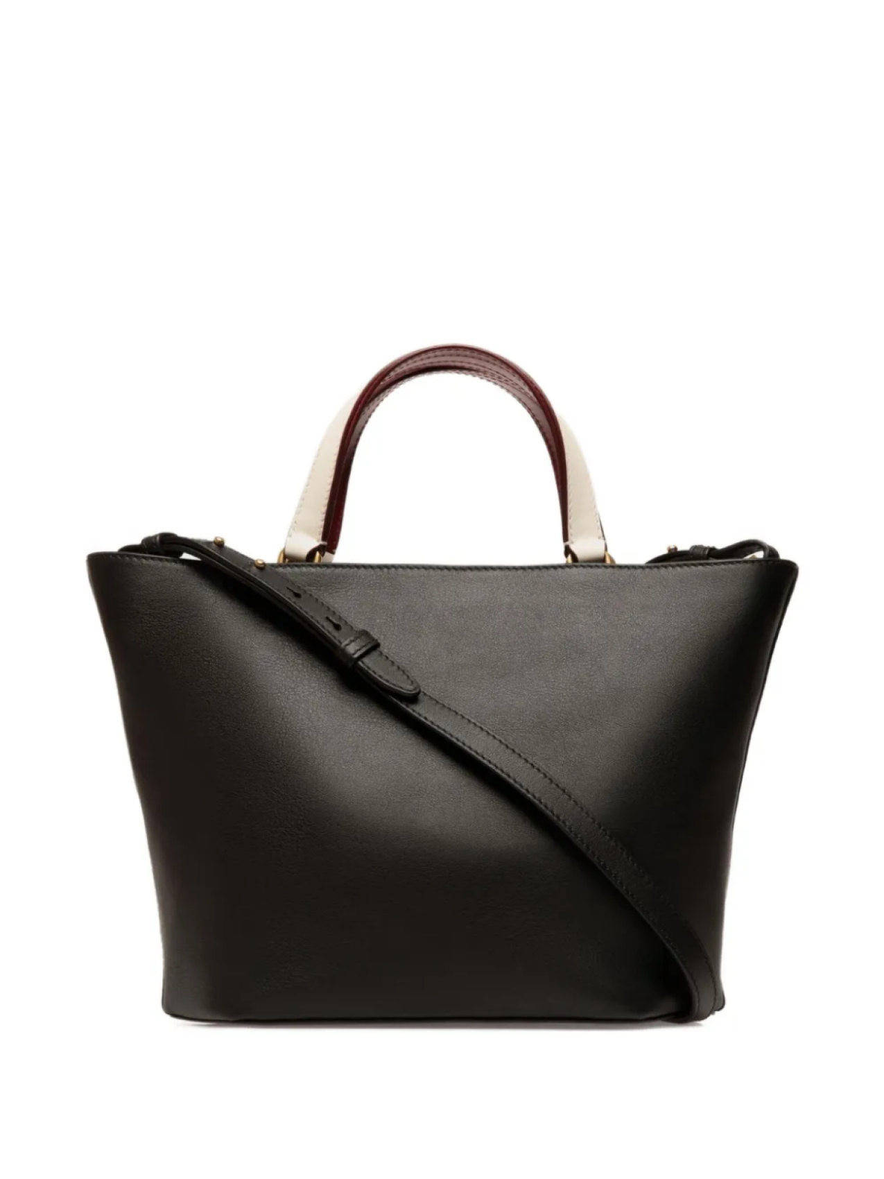 

Кожаная сумка-тоут Bally с геометрическим узором, черный