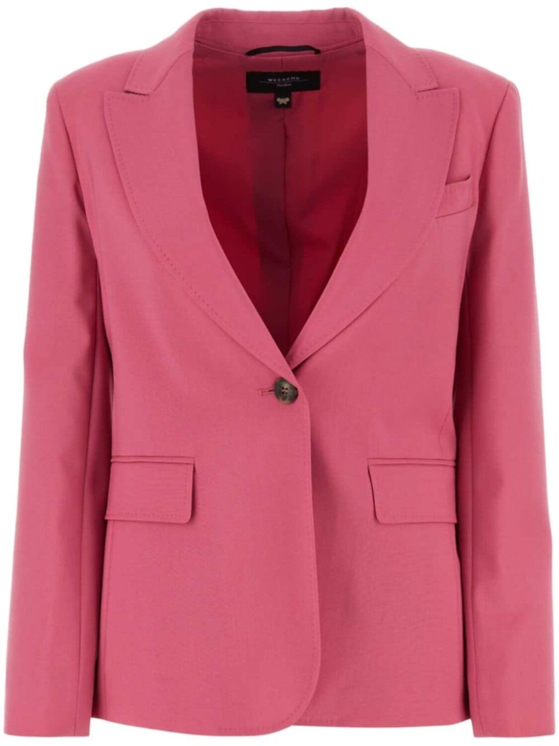 

Шерстяной блейзер Weekend Max Mara Valda, розовый