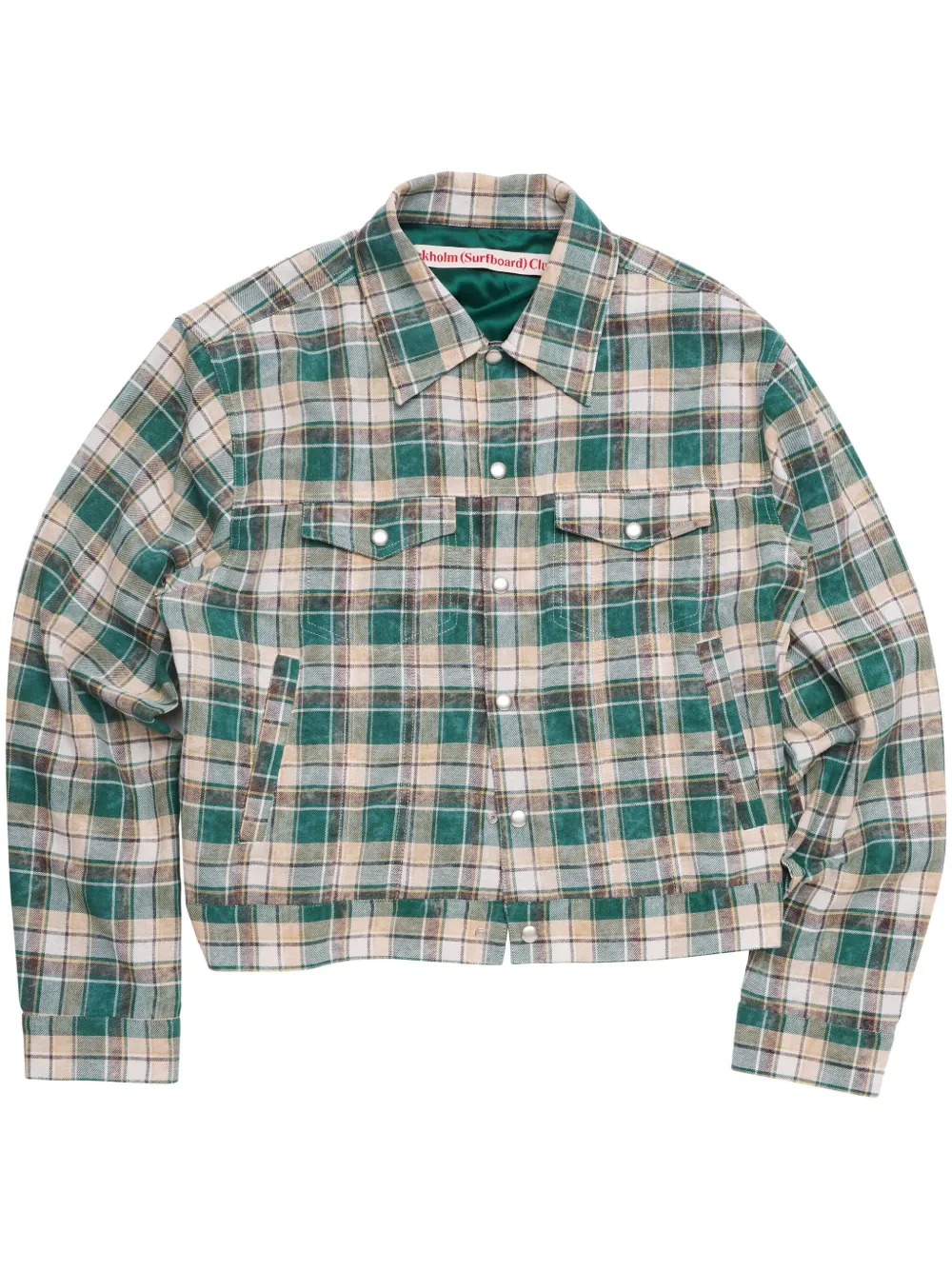 

Рубашка Terrence Stockholm Surfboard Club, зеленый