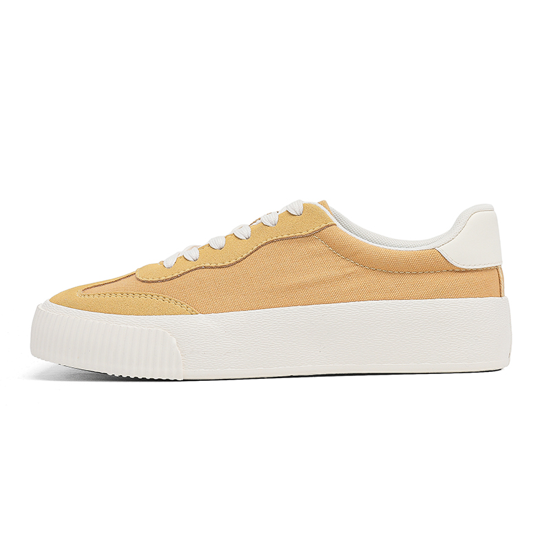 

TELENT Мужские дышащие низкие кеды с амортизацией желтые, цвет Yellow