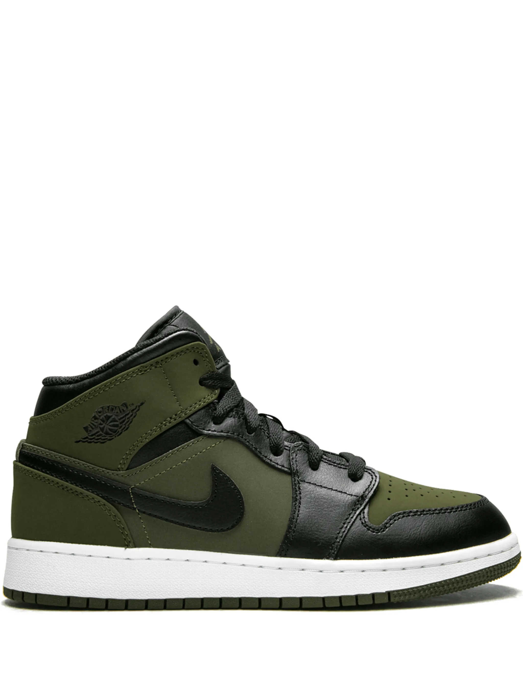 

Кроссовки Air Jordan 1 Mid Jordan Kids, зеленый