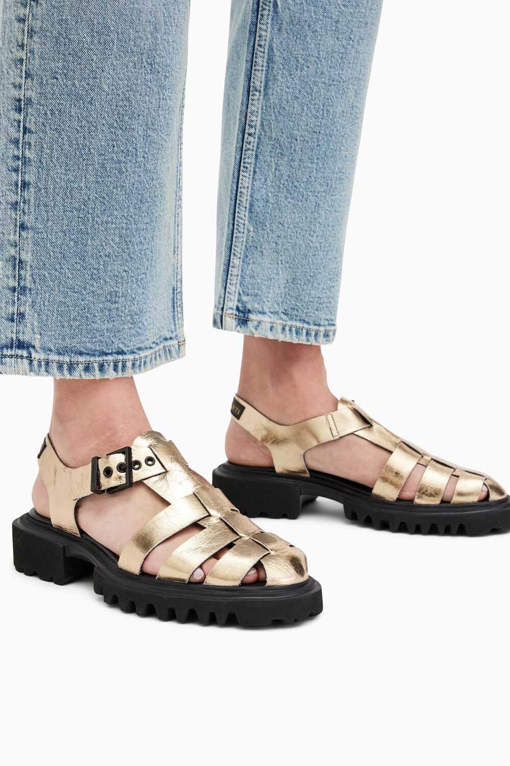 

Сандалии Allsaints Nessa All Saints, желтый