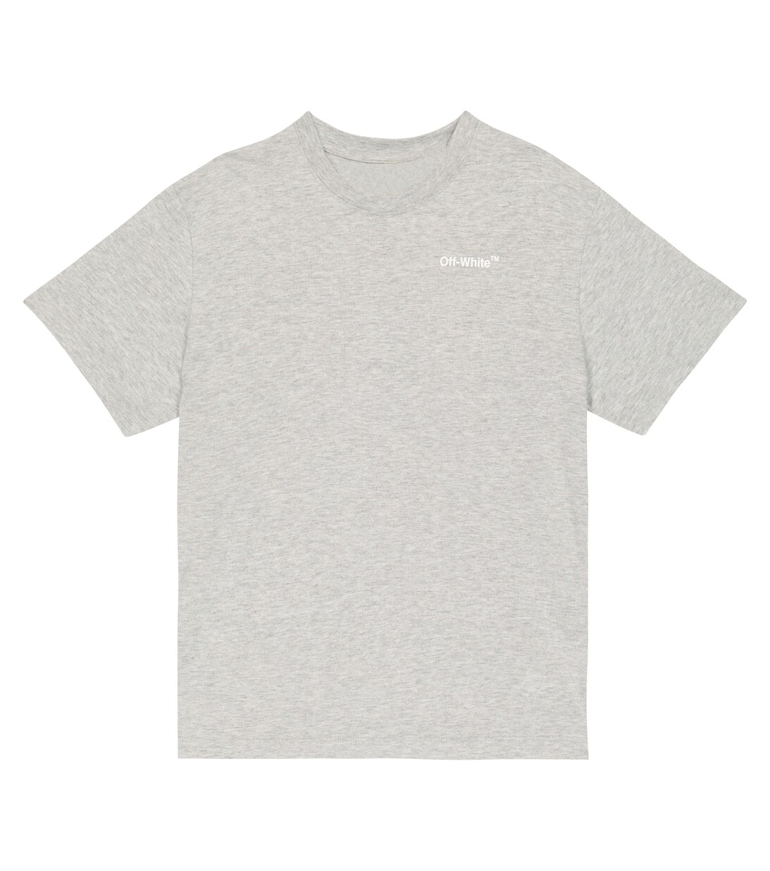 

Футболка из хлопкового джерси с логотипом Off-White, белый