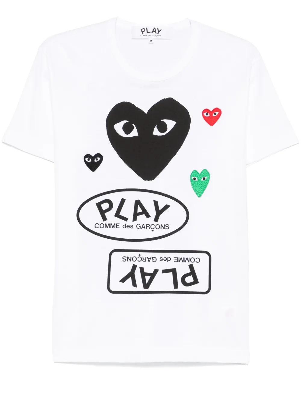

Футболка с логотипом Comme Des Garçons Play, белый