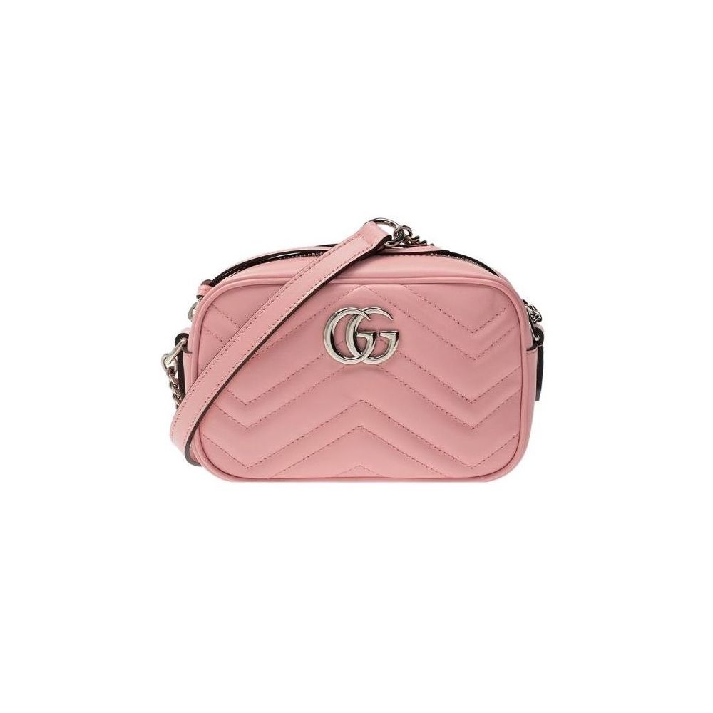 

Gucci Marmont Мини-сумка через плечо из стеганой кожи, розовый