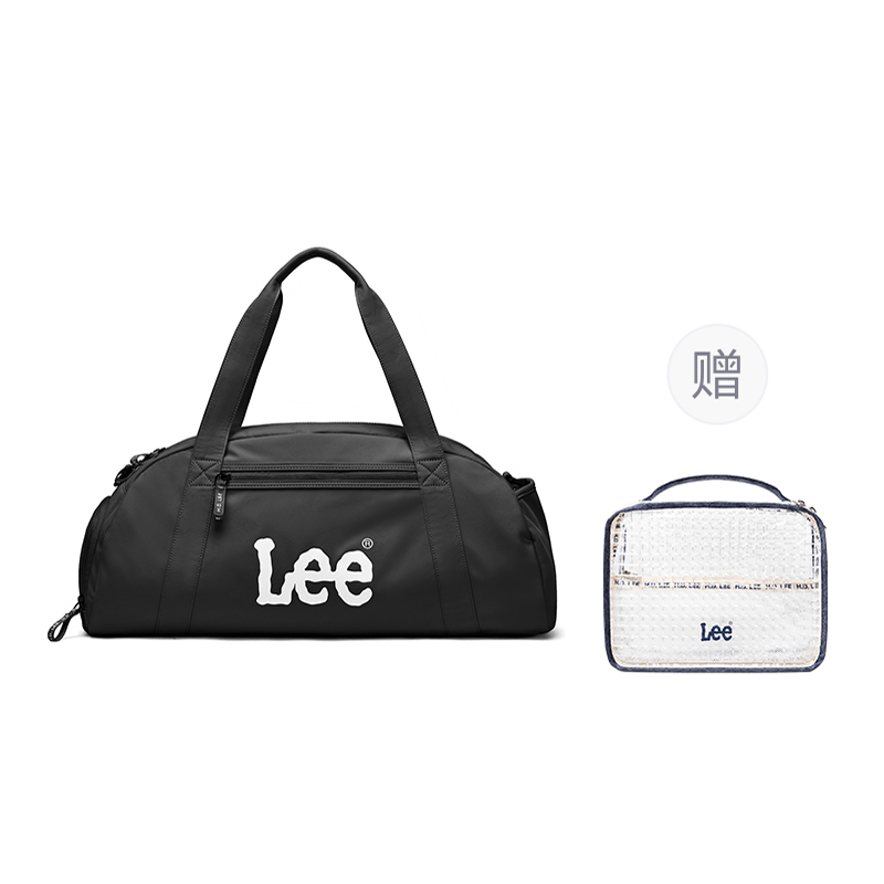 

Lee 40-литровая тканевая дорожная сумка унисекс светло-серого цвета, Sports Combination[Black+Toiletry Bag]