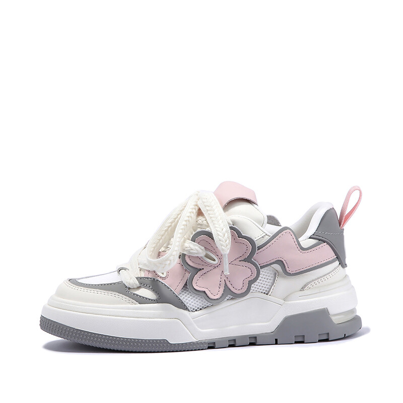 

Кеды BELLALILY Skateboard Shoes Women's Low-Top, розовый