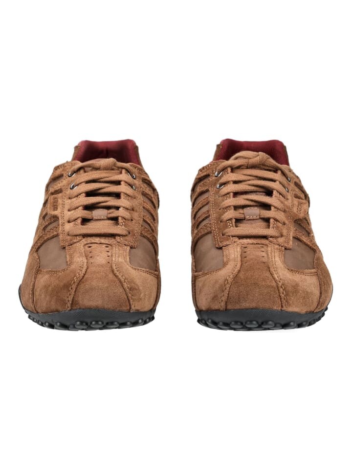 Кроссовки на шнуровке Geox Sneaker, коричневый — фото 4