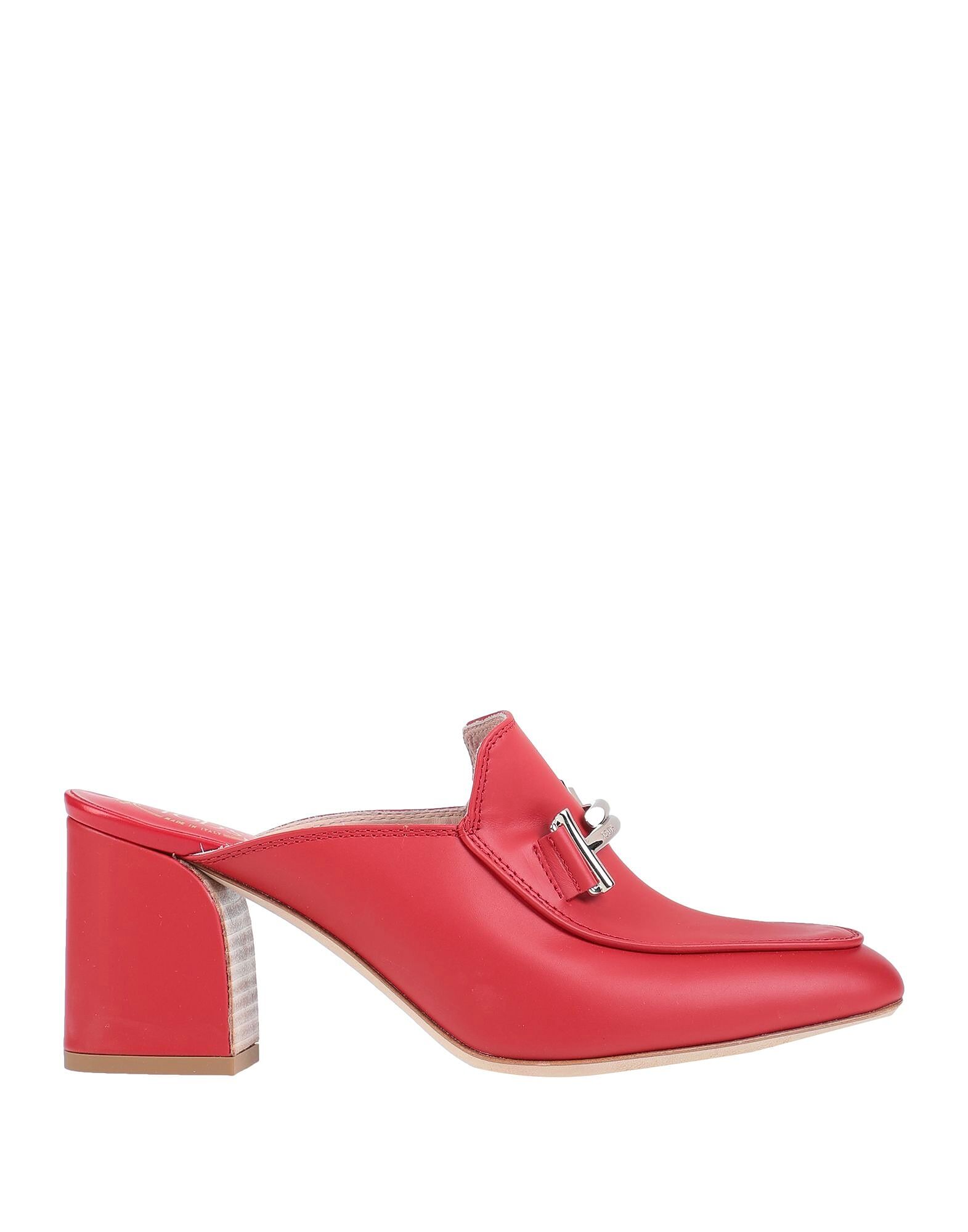 Сабо Tod'S, красный