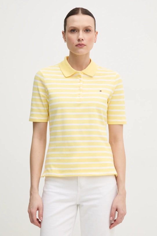 

Поло Tommy Hilfiger, желтый