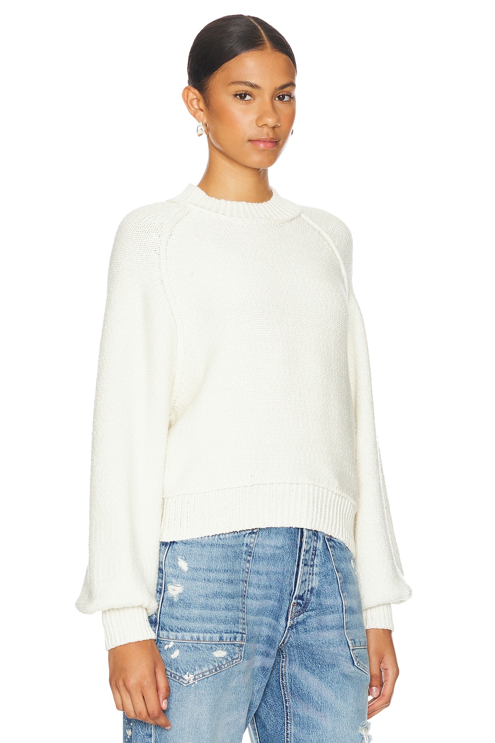 

Пуловер райли Free People, белый