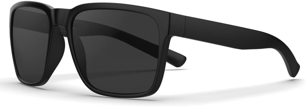 

Солнцезащитные очки для мужчин и женщин, увеличенного размера, из материала TR90, сверхлегкие, с защитой от УФ-излучения UV400, модные солнцезащитные очки LOVQZAOF, B1 Black Grey