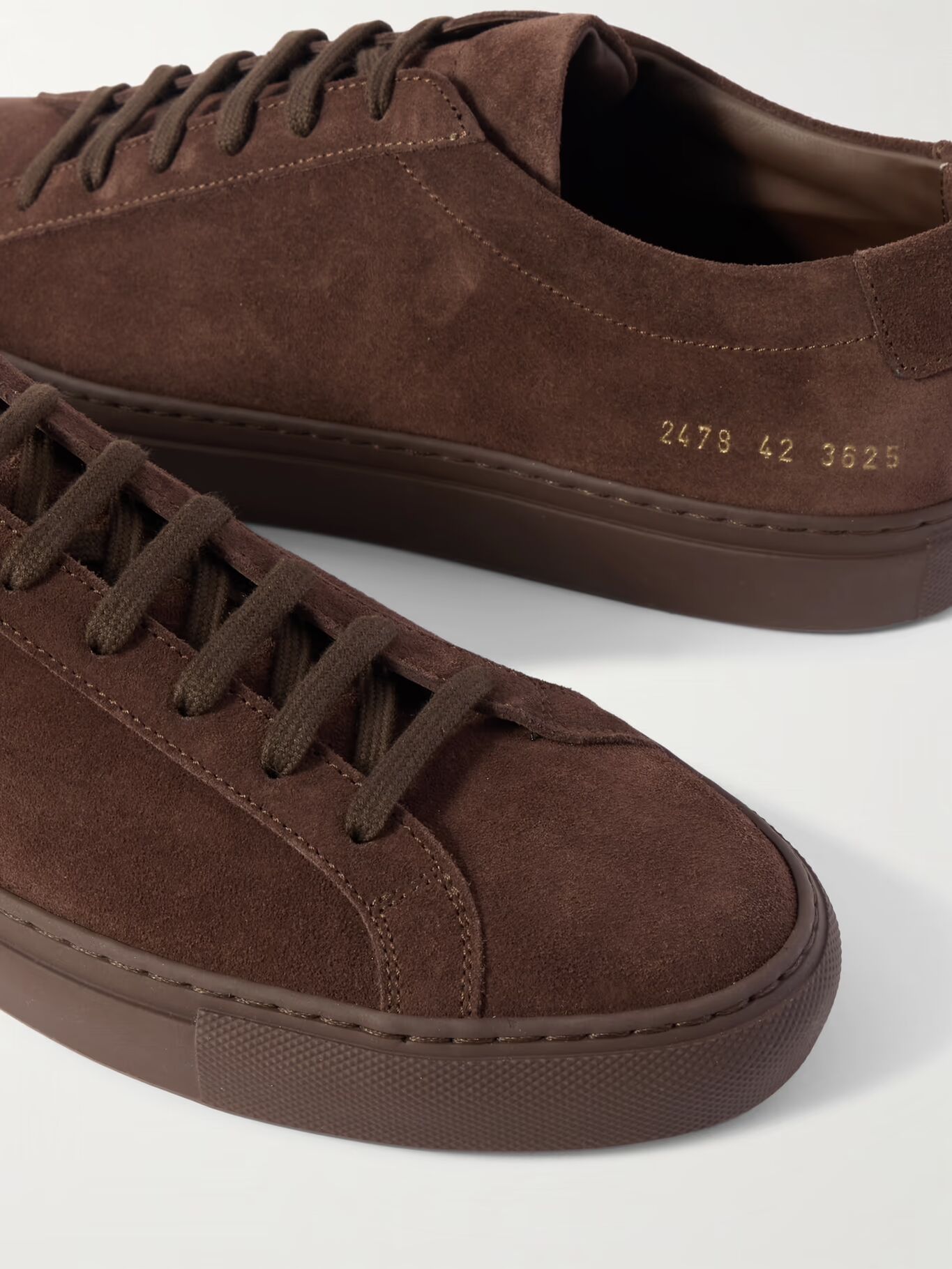 

Кроссовки Achilles Suede COMMON PROJECTS, коричневый