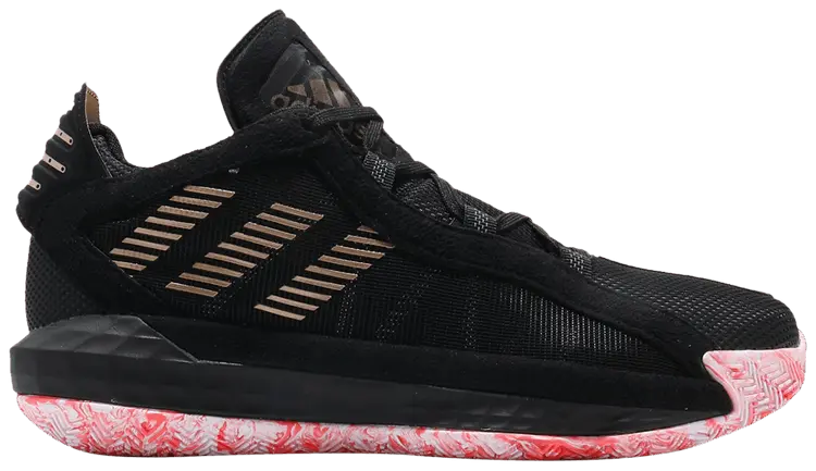 

Кроссовки adidas Dame 6 GCA 'Signal Pink', черный