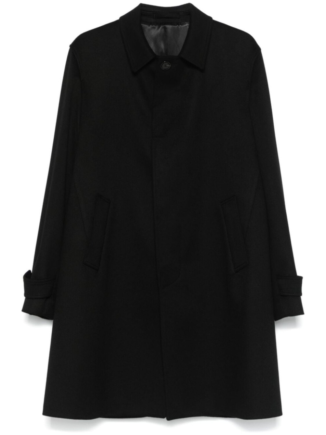 

Lardini пальто из вирджинской шерсти, черный