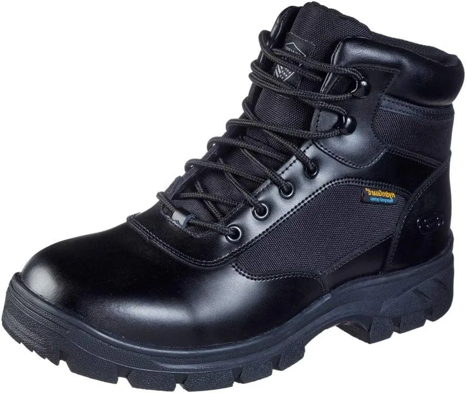 Мужские тактические военные ботинки Skechers Wascana-Benen, Black Leather W Textile